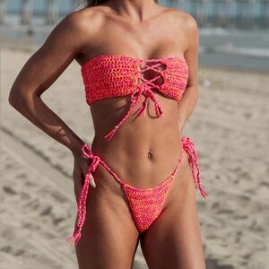 JMP the label PUNTA MITA TOP & COZUMEL BOTTOM - PINK MIRAGE